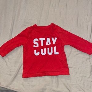 “Stay Cool” baby long sleeve